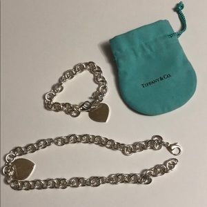 Authentic Tiffany & Co ❤️ tag necklace & bracelet